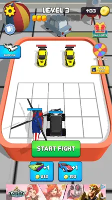 Superhero Car Merge Master android App screenshot 8